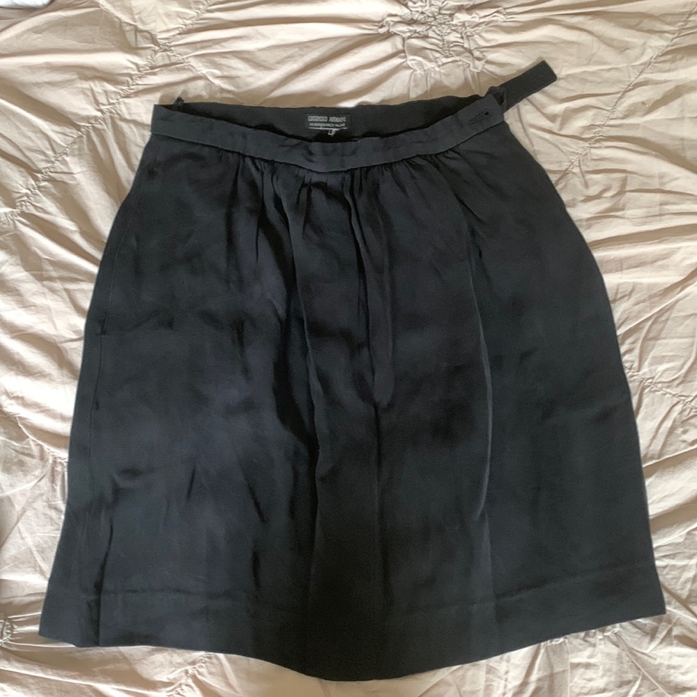 Giorgio Armani silk mini skirt